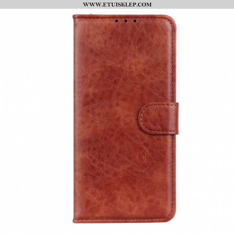 Etui Folio do Xiaomi Redmi Note 10 / 10S Teksturowana Sztuczna Skóra